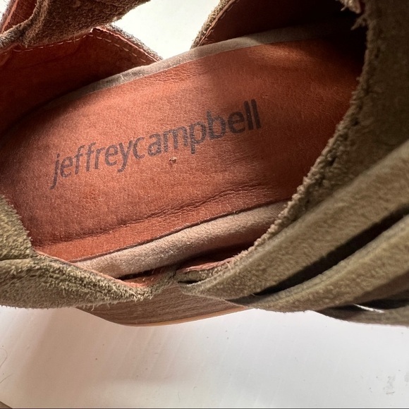 JEFFREY CAMPBELL Suede booties. Suede leather straps design. Lightly worn. EUC - Picture 4 of 7